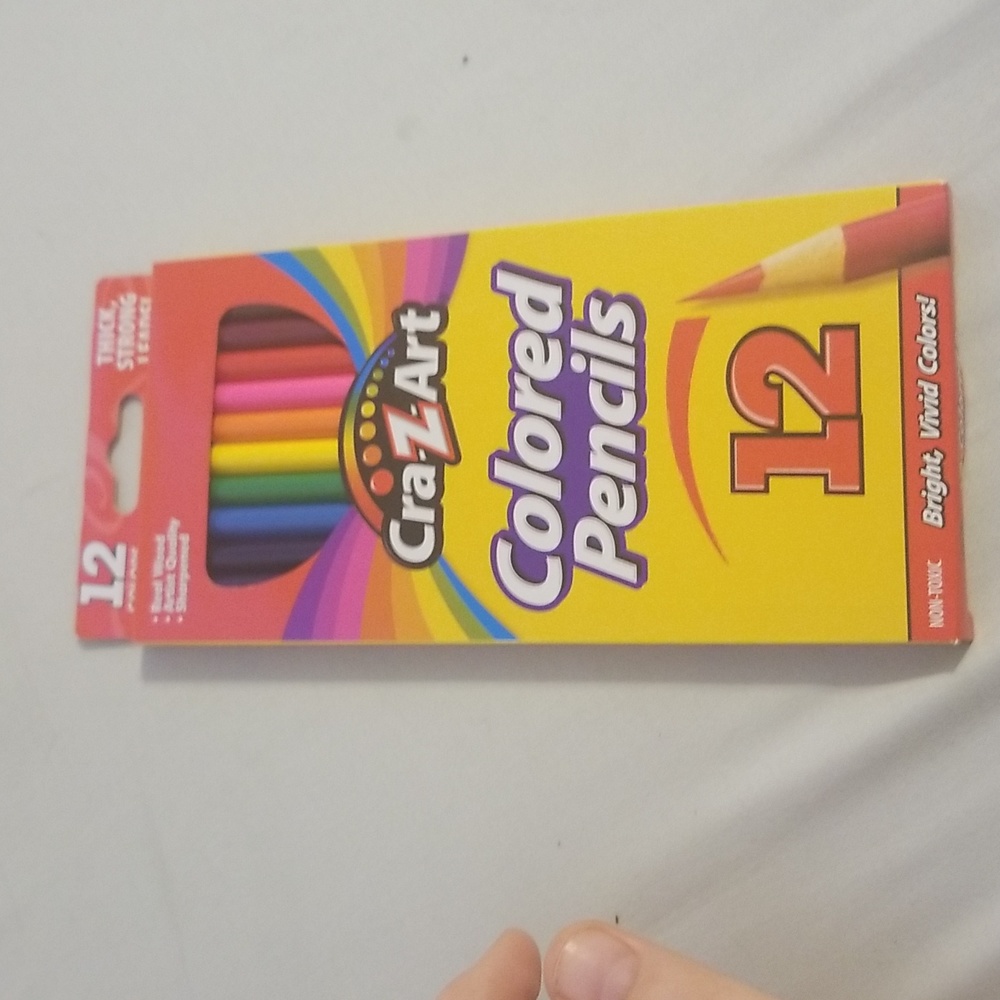 9 boxes of 12 colored pencils count cra z art